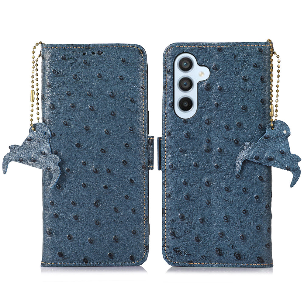 RFID Blocking Shell for Samsung Galaxy S23 FE Genuine Cowhide Leather Phone Cover Wallet Stand Case RFID Blocking Shell for Samsung Galaxy S23 FE Genuine Cowhide Leather Phone Cover Wallet Stand Case